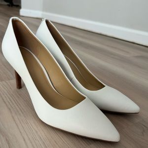 White Michael Kors Heels